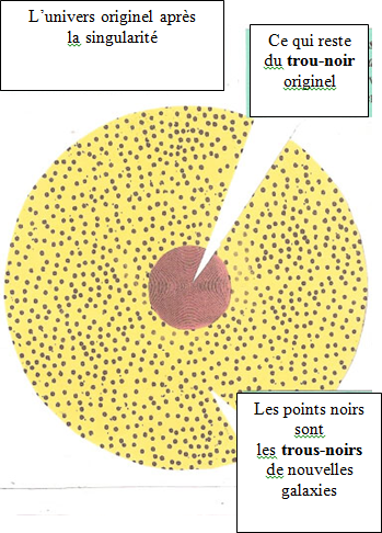 Les trous noir secondaires à l'origine des galaxies