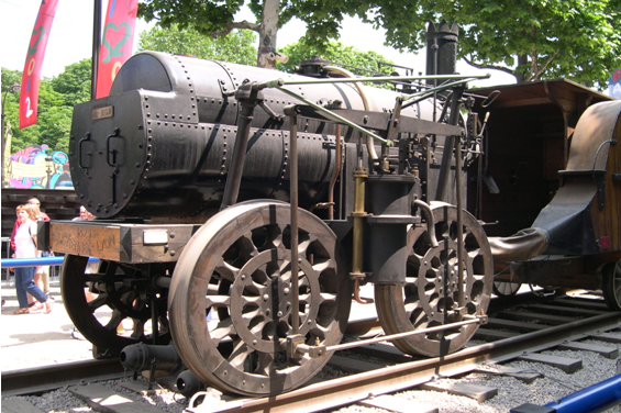 Nostalgie modèle Oldtimer Locomotive a Vapeur Locomotive à vapeur vapeur voitures automobiles dampfautomobi