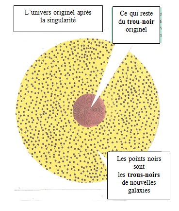 L'univers après l'instant zéro de la singuralité